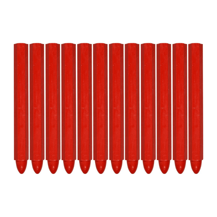 YATO Kreda za obeležavanje, 12 komada, Crvena