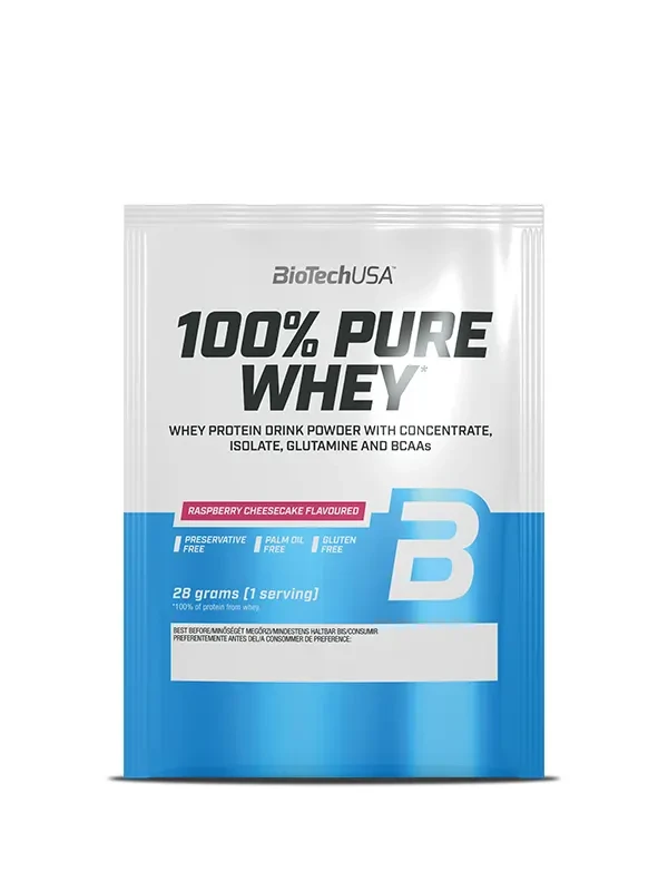 BioTechUSA 100% čisti protein surutke 28 g - Čizkeјk od maline