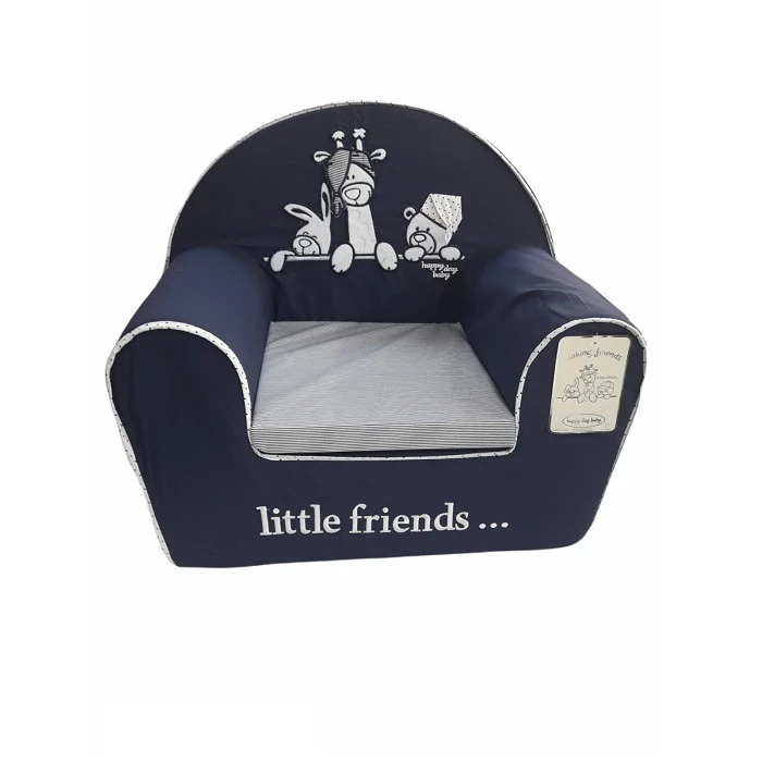 Dečija fotelja Tri drugara, Teget