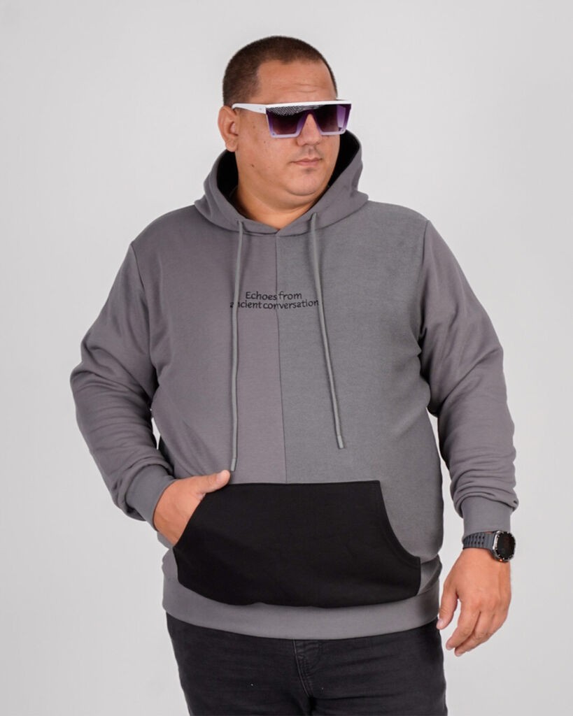 La ForceGrande Muški duks SB 25813, Tamnosivi