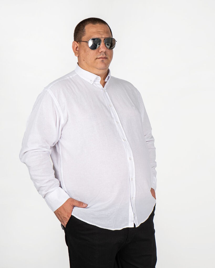 La ForceGrande Muška košulja MC 100L-01, Bela