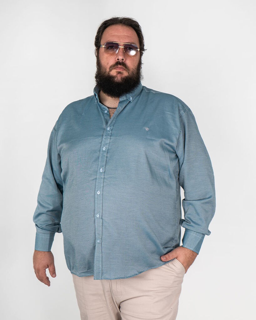 La ForceGrande Muška košulja MC 80-20-32, Plava