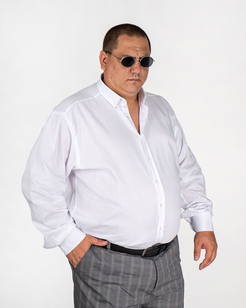 La ForceGrande Muška košulja MC 100-01, Bela