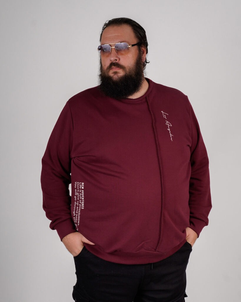 La ForceGrande Muški duks SB 25816, Bordo