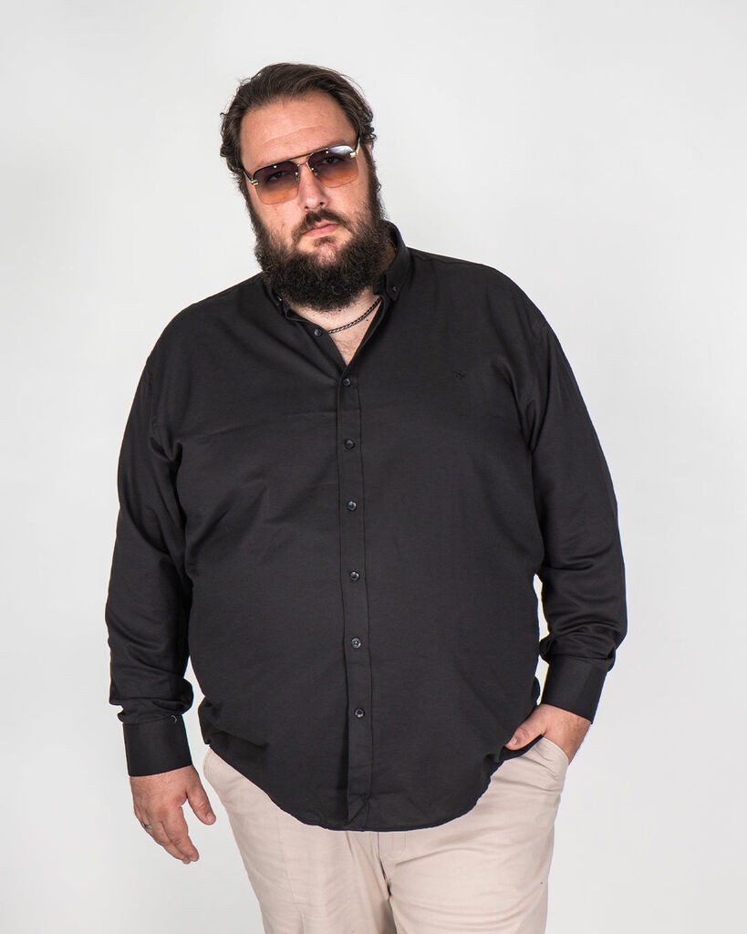 La ForceGrande Muška košulja MC 80-20-022, Crna