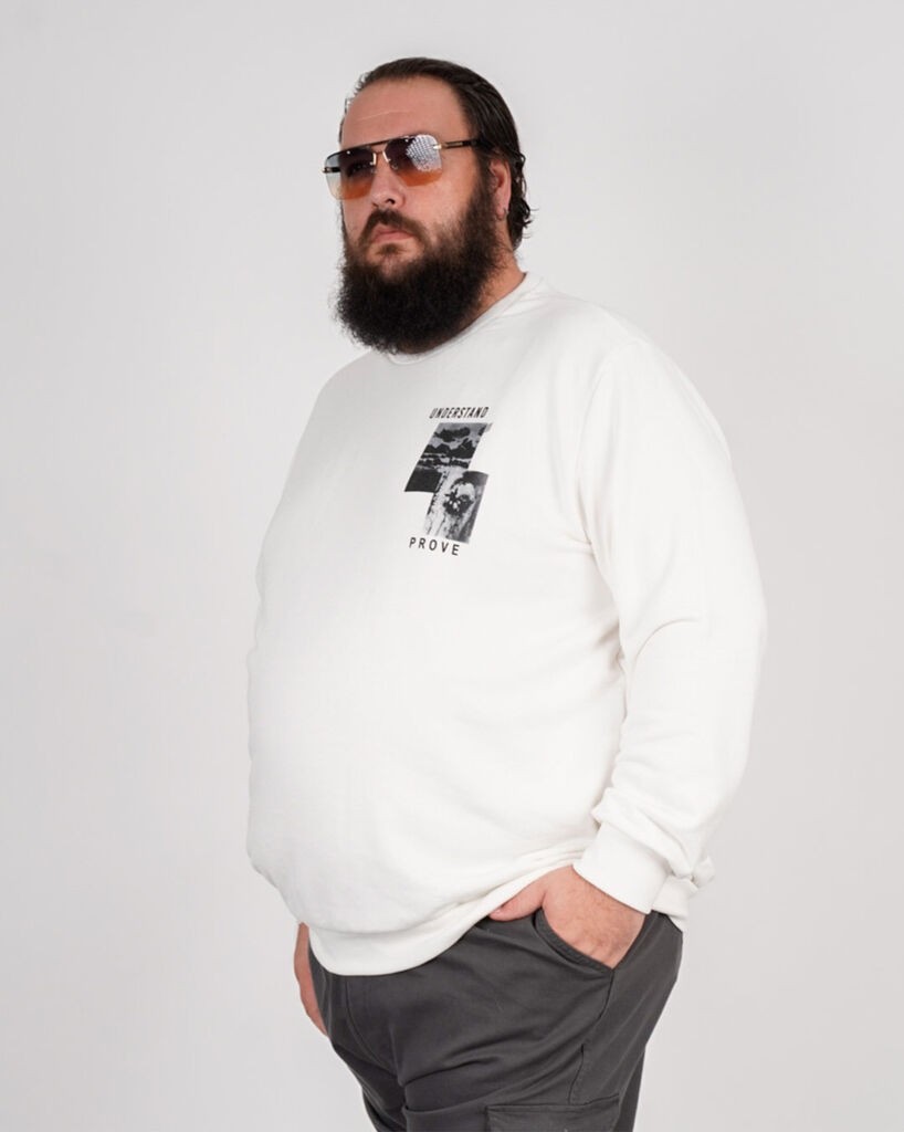 La ForceGrande Muški duks SB 25815, Beli