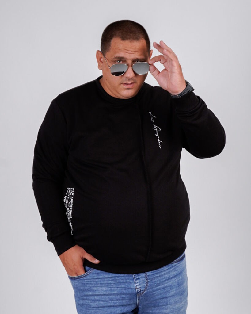 La ForceGrande Muški duks SB 25816, Crni