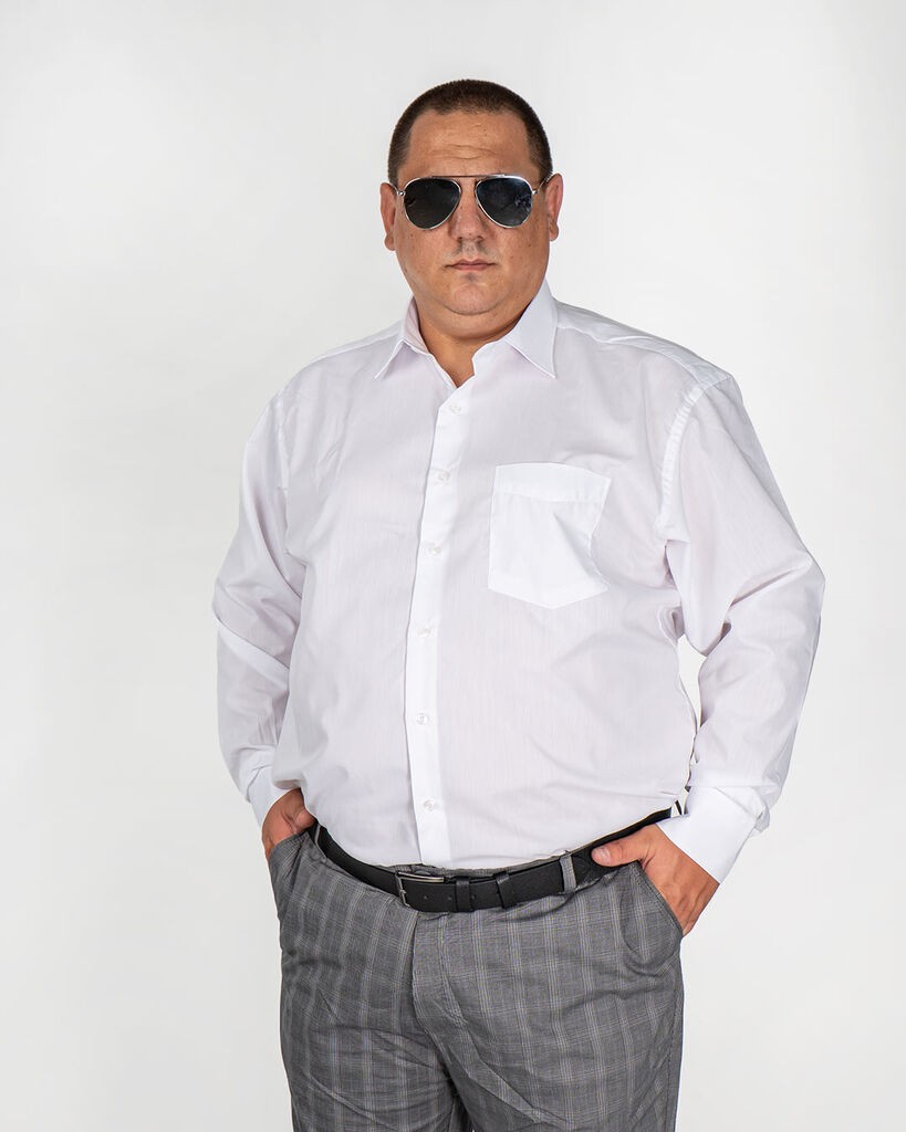 La ForceGrande Muška košulja MC 80-20-01, Bela