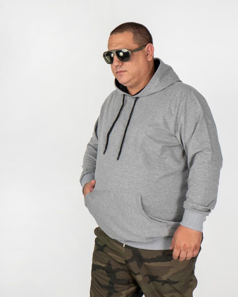 La ForceGrande Muški duks SB U24166, Sivi