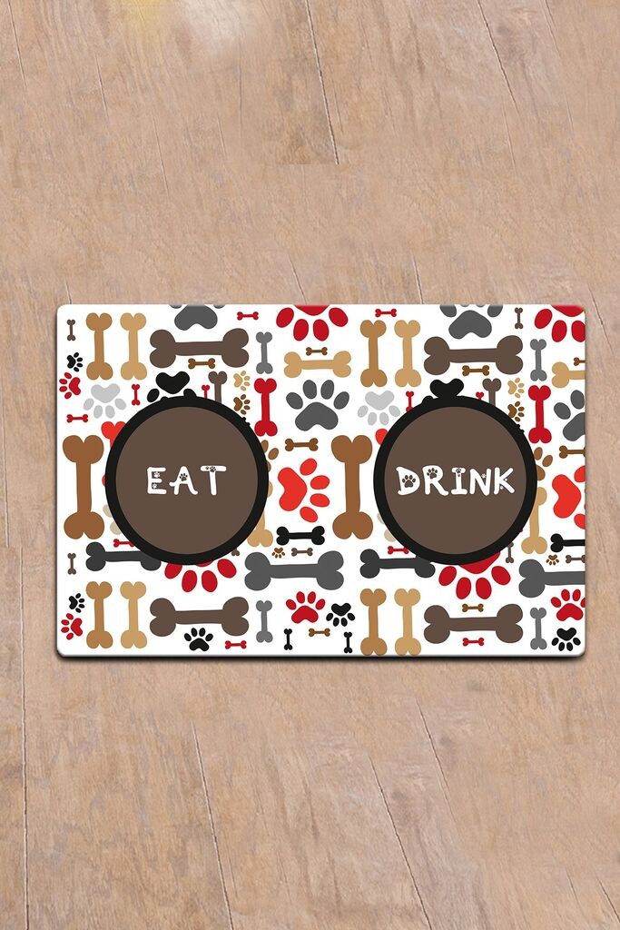 Paws & Whiskers Prostirka za posude Kosten, Šarena