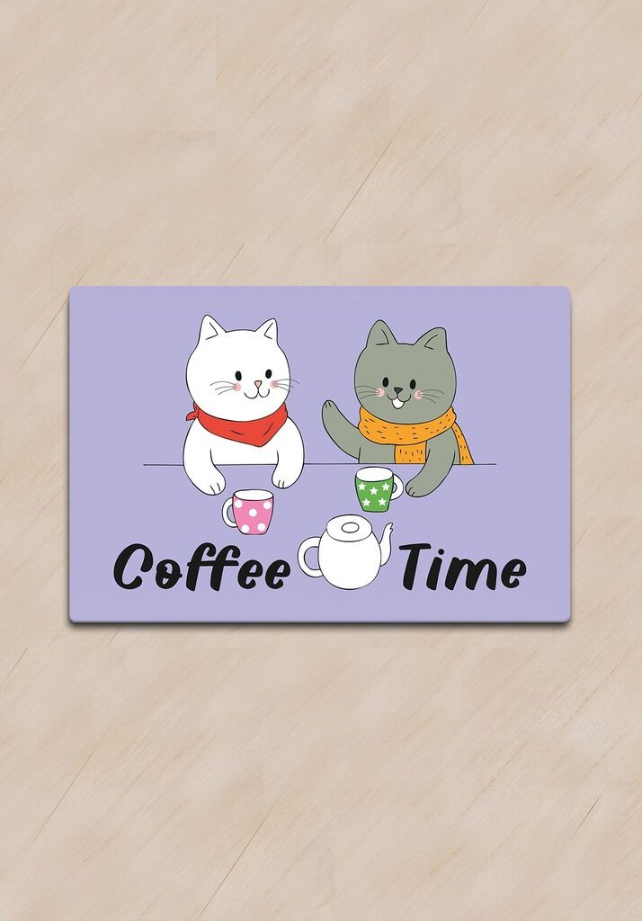 Paws & Whiskers Prostirka za posude Locafe, Šarena