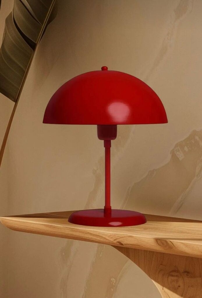 Opviq Stona lampa BRZ-340119, 40 W, 39 cm, Crvena
