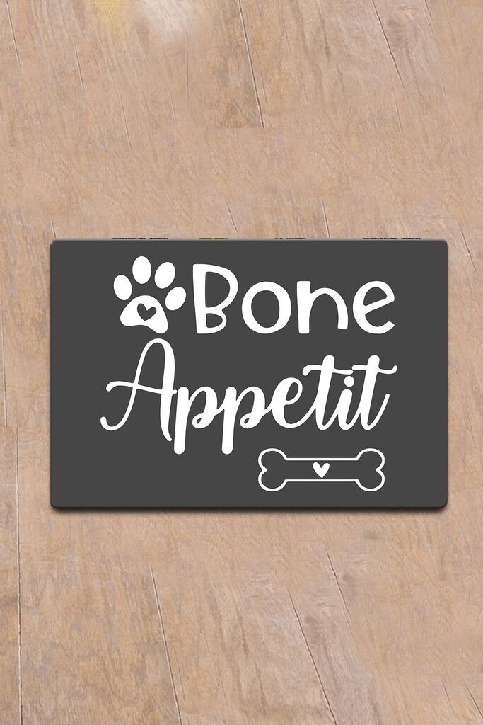 Paws & Whiskers Prostirka za posude Unbuon, Siva