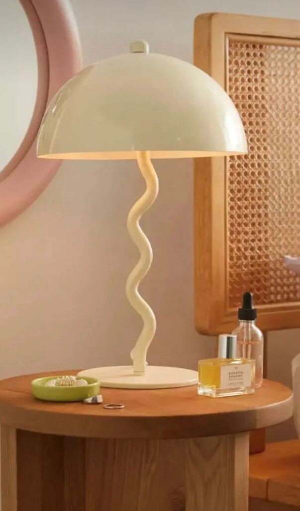 Opviq Stona lampa BRZ-340115, 40 W, 45 cm, Krem