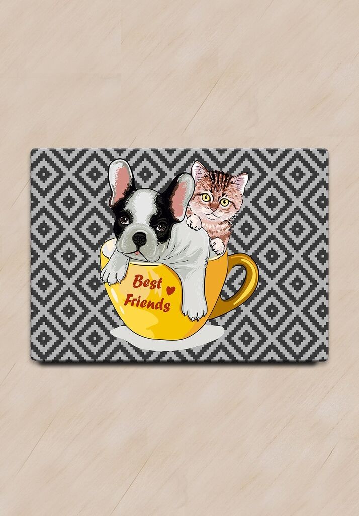 Paws & Whiskers Prostirka za posude Freon, Šarena