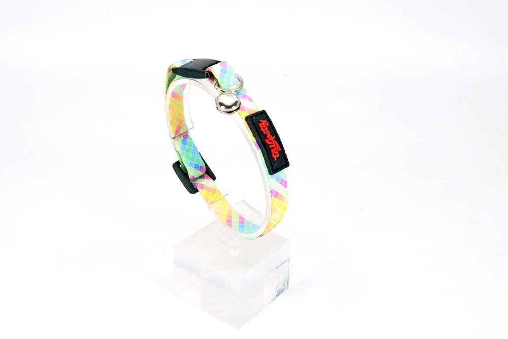 Paws & Whiskers Ogrlica za mačke Mirror, Šarena