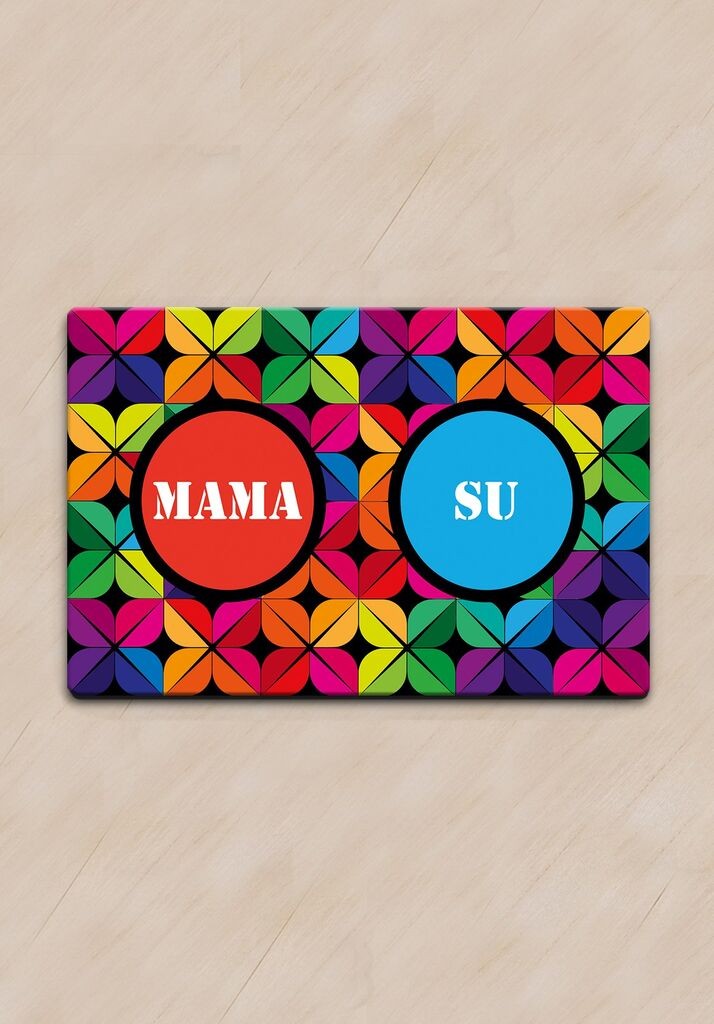 Paws & Whiskers Prostirka za posude Paent, Šarena