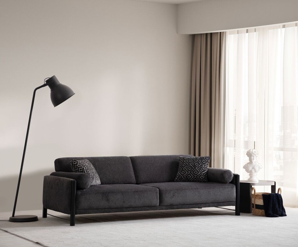 Atelier del Sofa Trosed Nora, 235 cm, Sivi