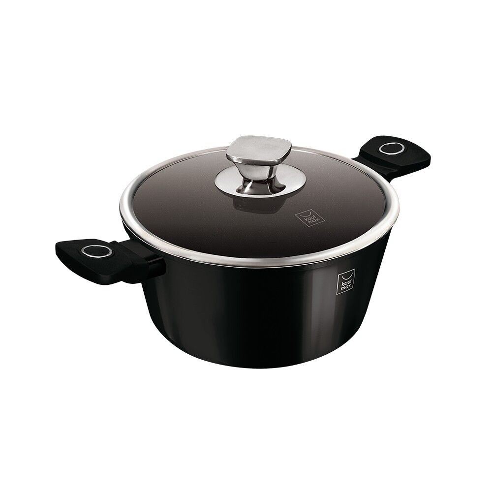 Kaufmax Šerpa sa poklopcem 20cm Black Vantage Collection