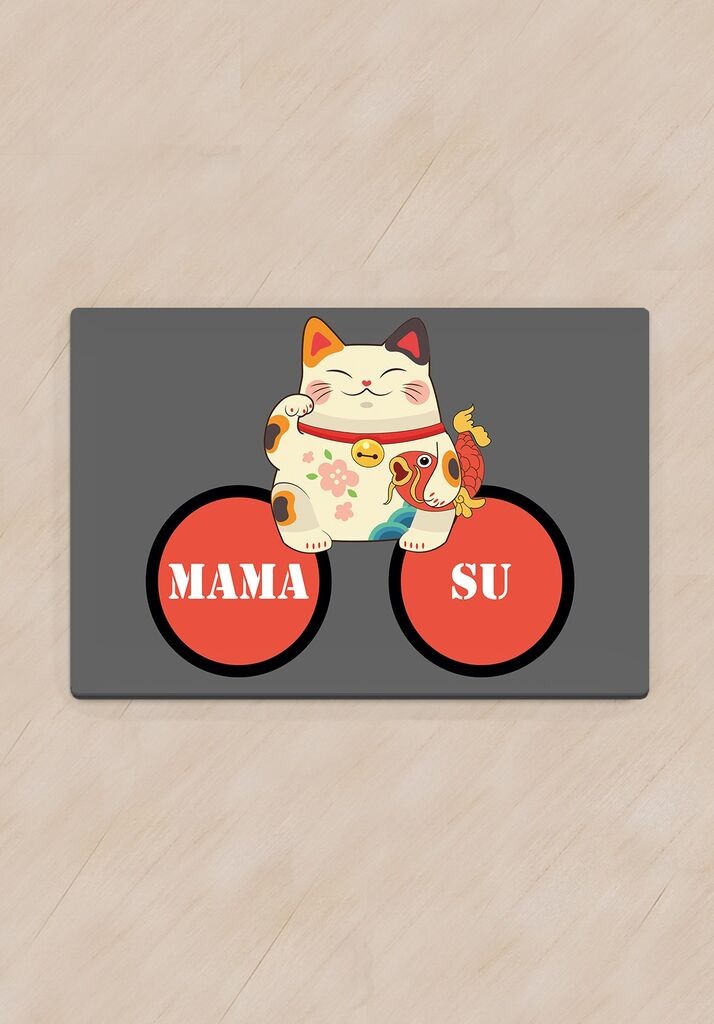 Paws & Whiskers Prostirka za posude Suav, Šarena