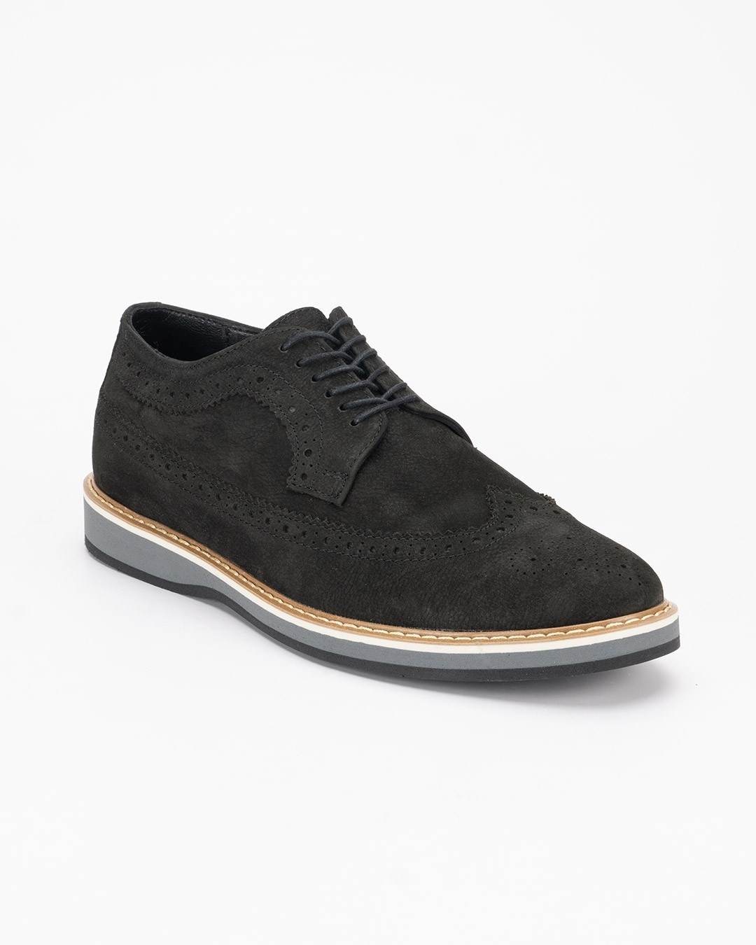 LA FORCE Muške kožne cipele 901-1, Crne