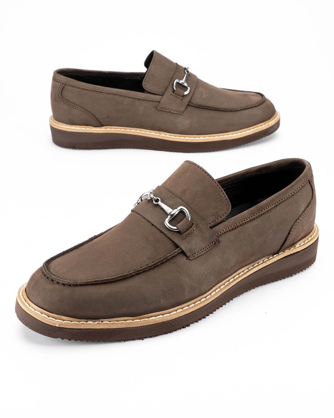 LA FORCE Muške kožne cipele DC-02246, Braon