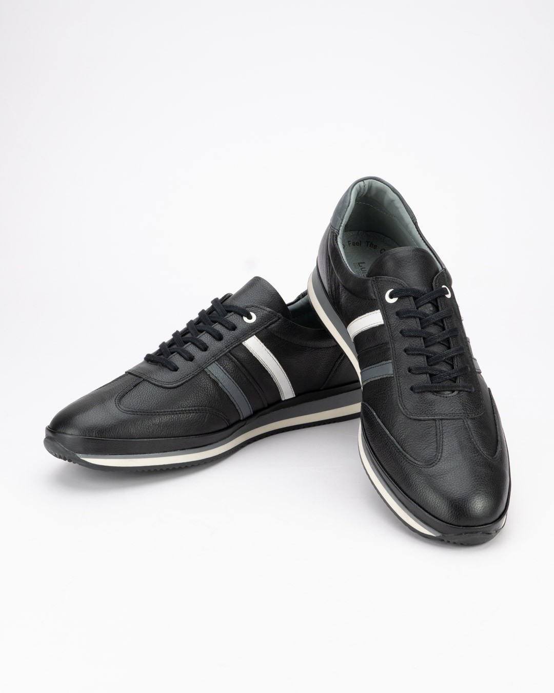 LA FORCE Muške kožne patike 4444-G, Crne