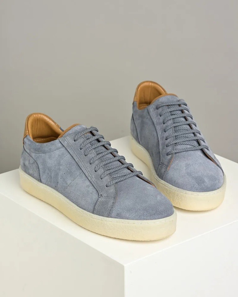 Muške  kožne patike A5006 Sive