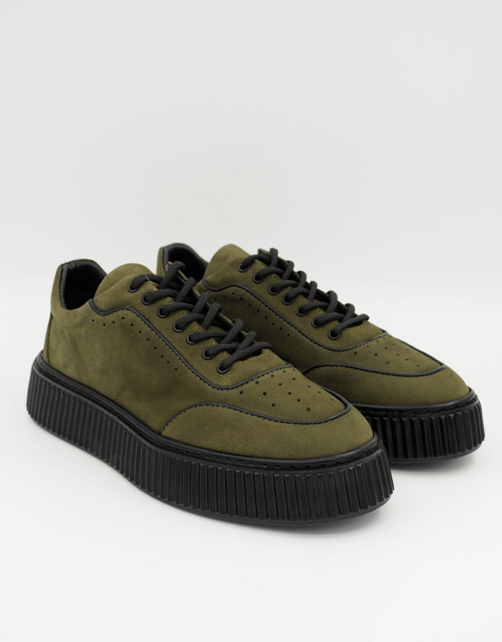 John Ricardo Muške kožne patike 21207, Zelene