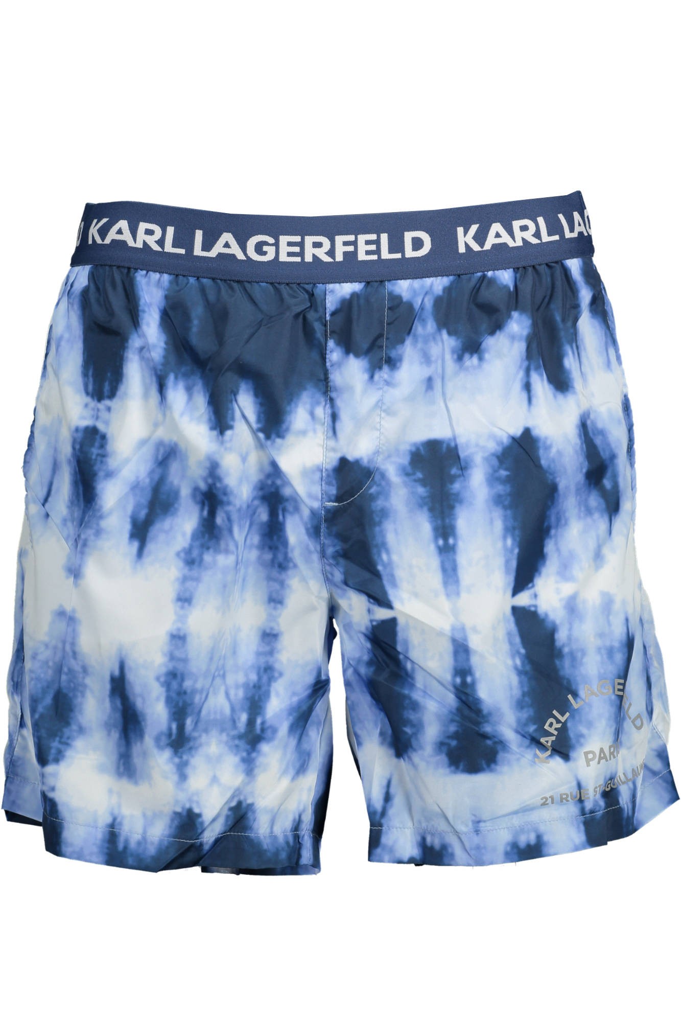 Karl Lagerfeld Muški kupaći KL22MBM08_AZZURRO_ONLY-ONE-COLOUR, Plavi