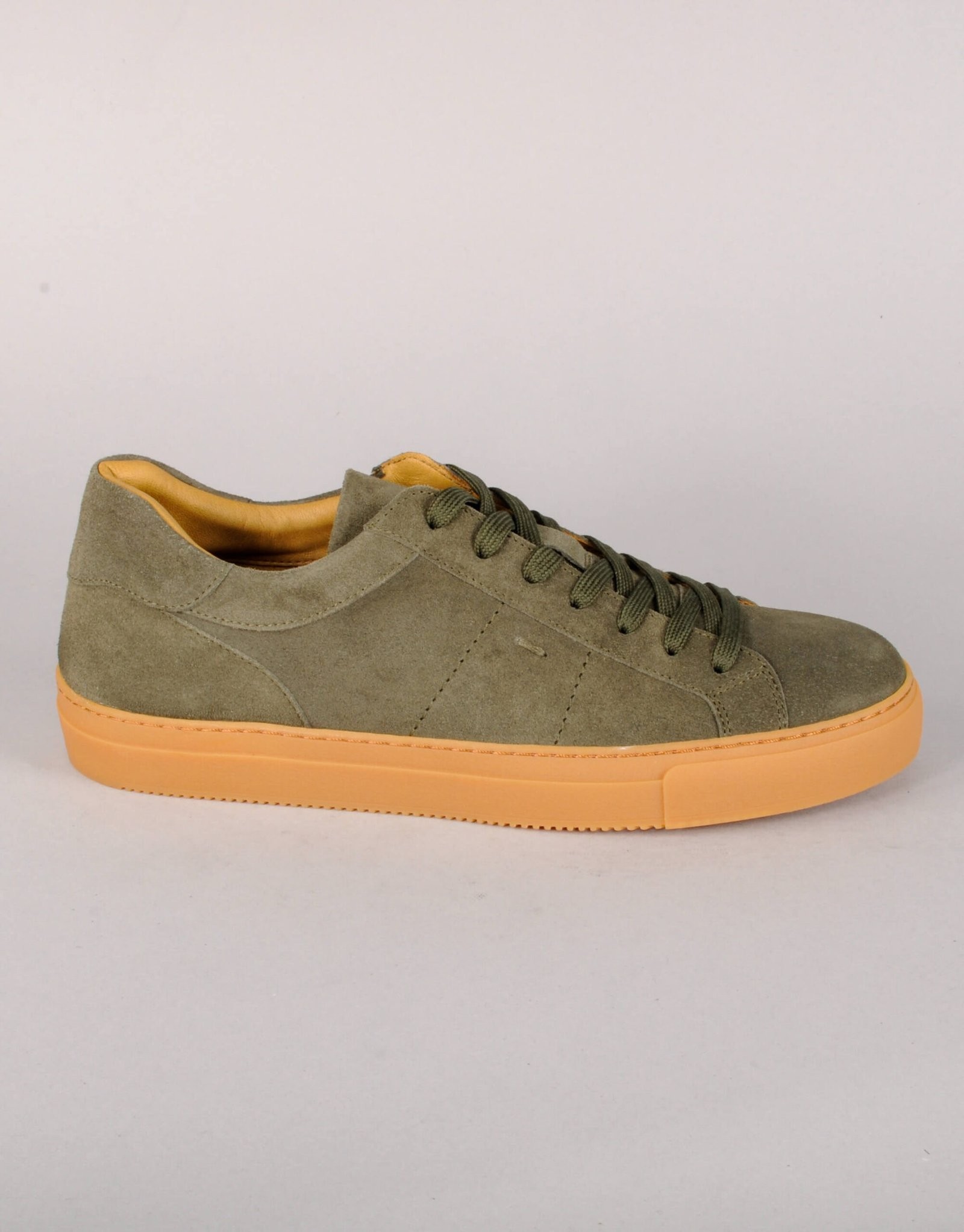 Labrador Muške kožne patike 040-11-25, Maslinaste