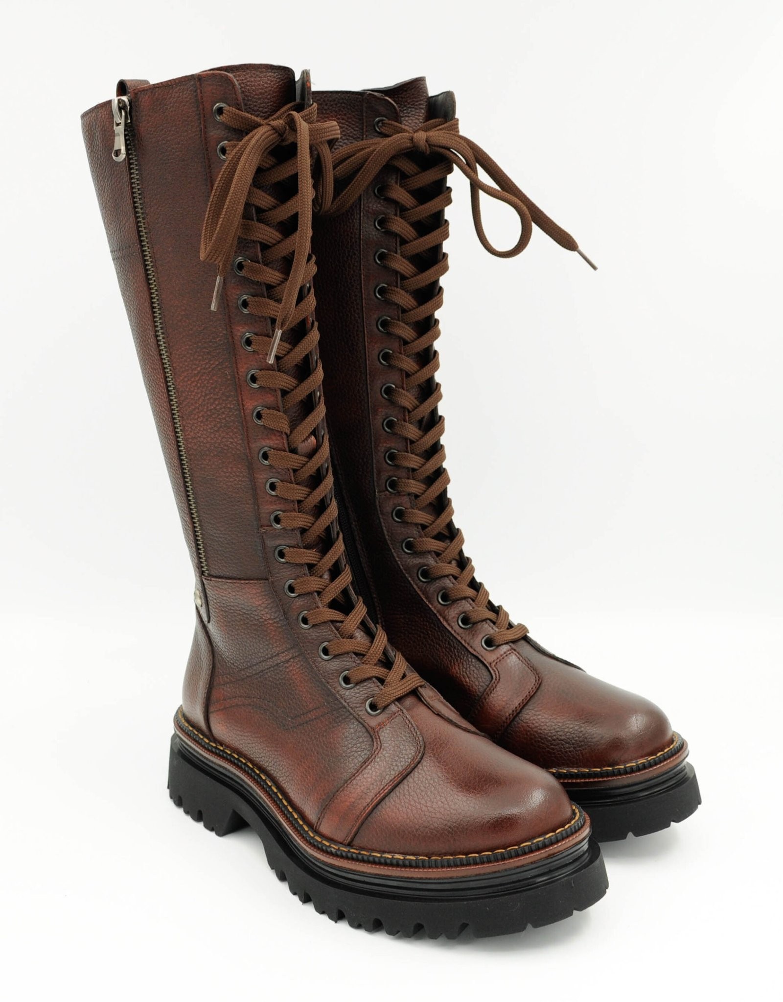 Paar Ženske kožne čizme 51016-75, Braon