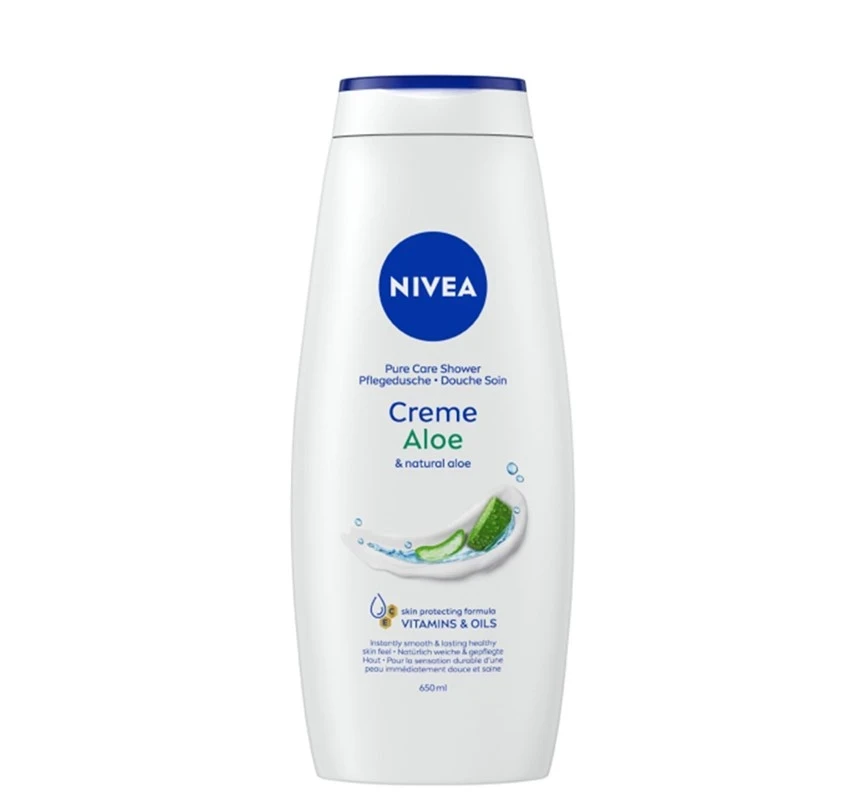 Nivea Gel za tuširanje Creme Aloe 80975, 650ml