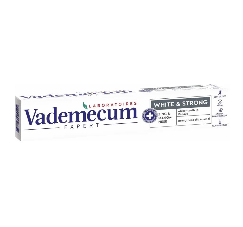 Vademecum Pasta za zube Pro White & Strong, 75 ml