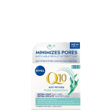 Nivea Dnevna krema protiv bora Q10 Anti-Wrinkle Pore Minimizing, 50ml
