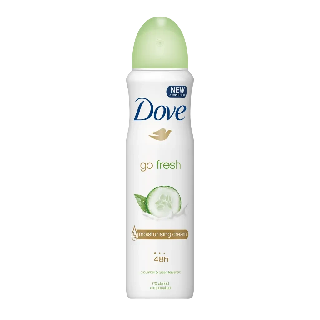 Dove Dezodorans Go Fresh, Krastavac i Zeleni čaj, 150ml