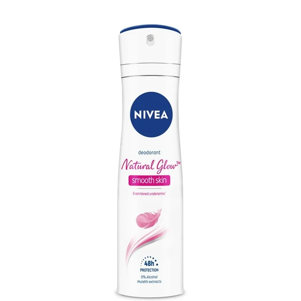 Nivea Ženski dezodorans Natural Glow Smooth Skin, 150ml