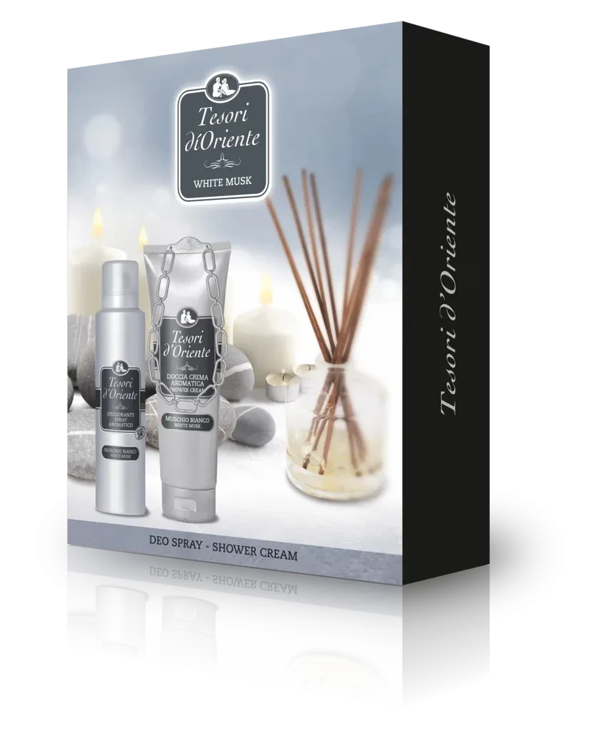 Tesori D'Oriente Poklon set Beli Mošus, 3 komada