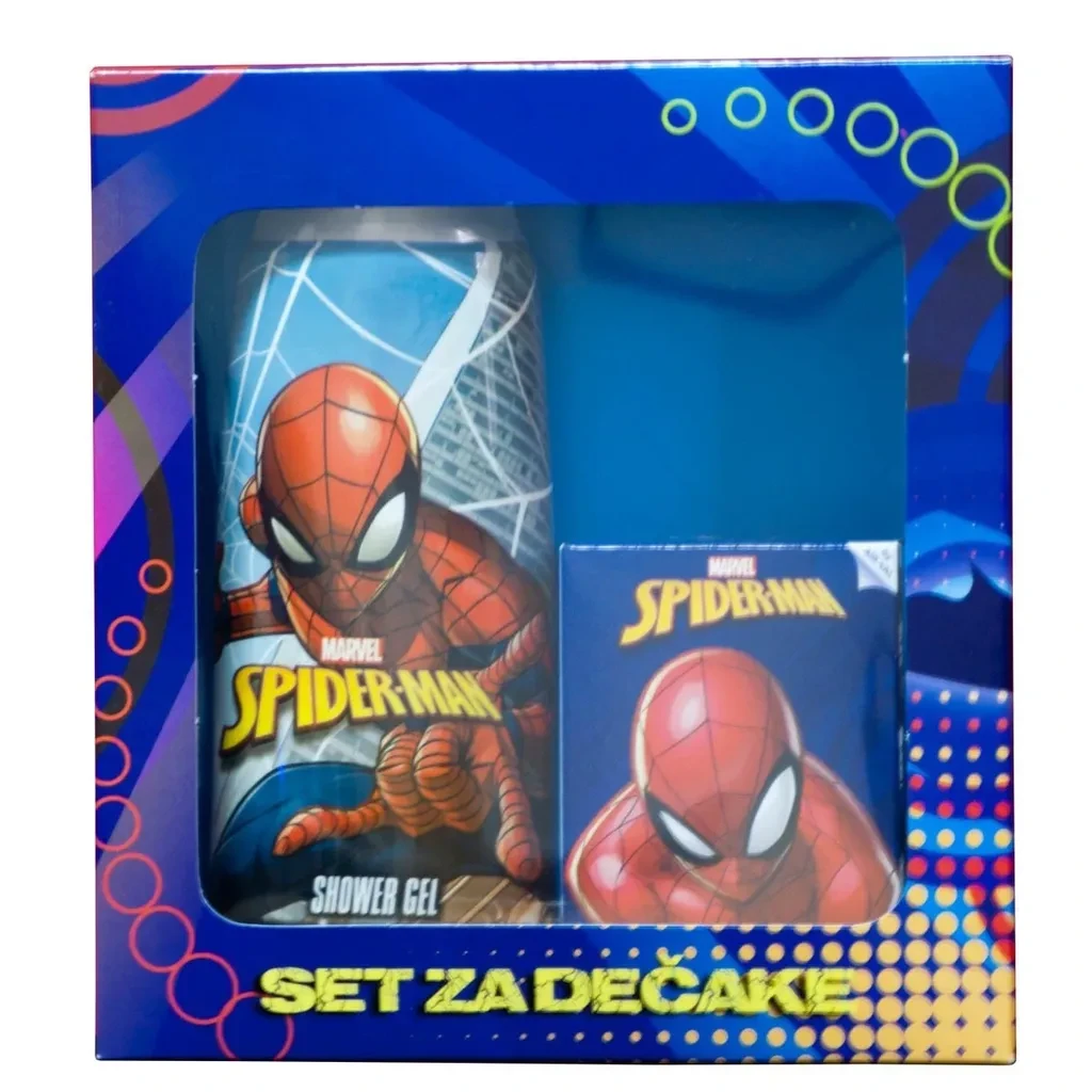 Spiderman Set za dečake, Gel za tuširanje, 250 ml + Toaletna voda, 30 ml