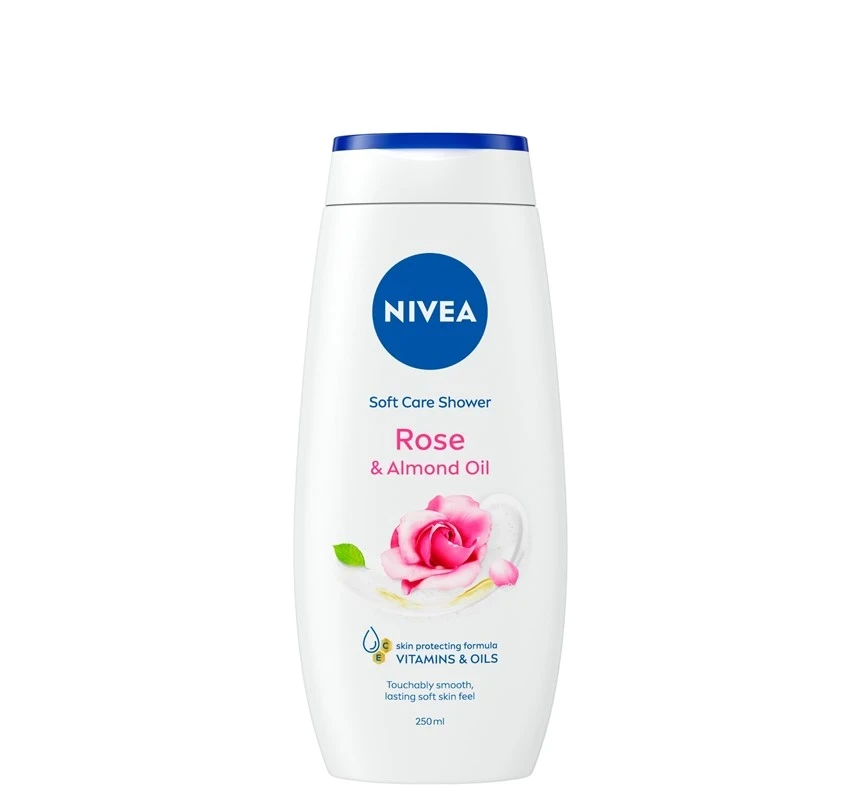 Nivea Ženski gel za tuširanje Care&Roses 80858, 250ml