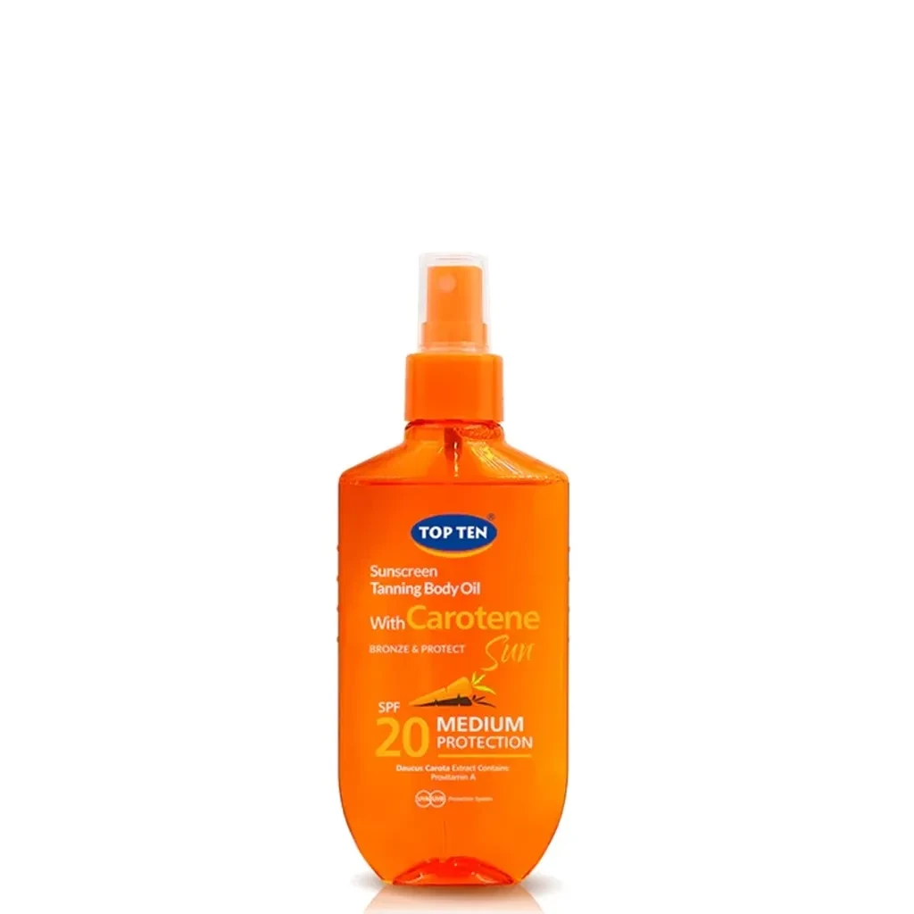 Top Ten Ulje za sunčanje na bazi carotena, SPF 20, 150ml
