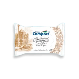 Ultra Compact Vlažne maramice Travel otoman, 20 komada