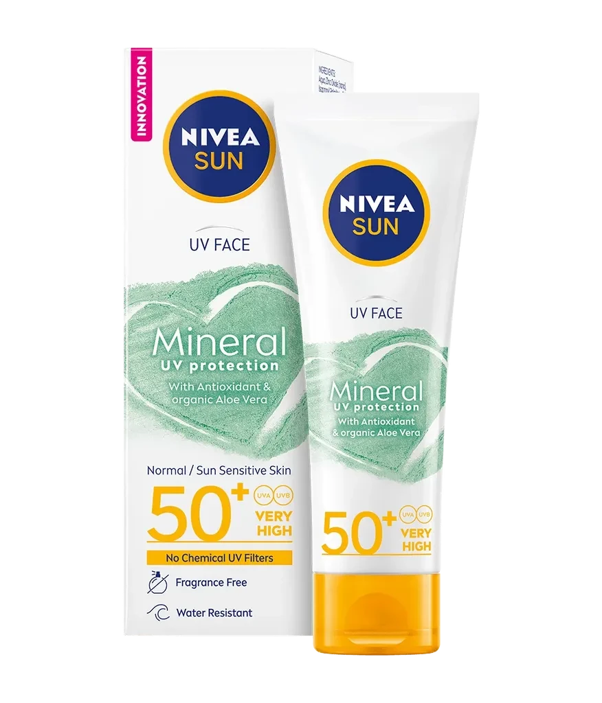 Nivea Krema za lice za zaštitu od sunca UV Mineral, SPF50, 50ml