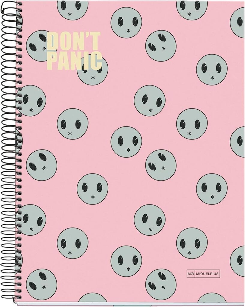 Miquelrius Sveska A4 Don't Panic, Kvadratići, 140 listova