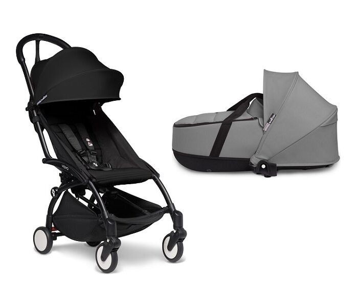 Stokke Kolica za bebe Yoyo 2 u 1, 0-4 godine, Crno-siva