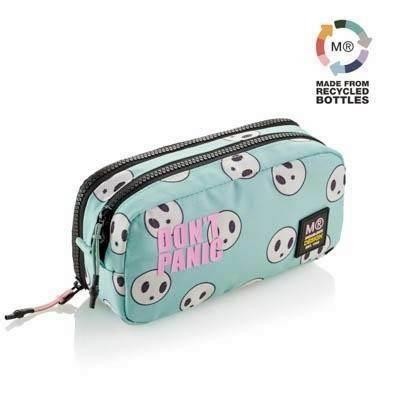 Miquelrius Školska pernica Don't panic, Dvodelna, Svetloplava