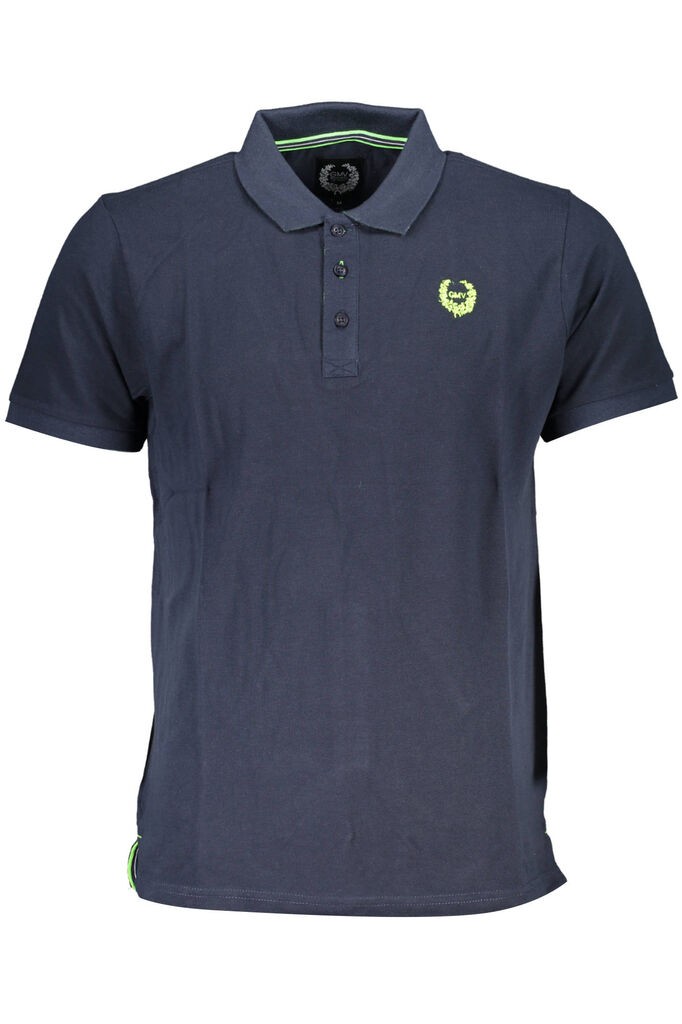 Gian Marco Venturi Muška polo majica Au00011P-Fabien_Blu_Night-Blue, Teget
