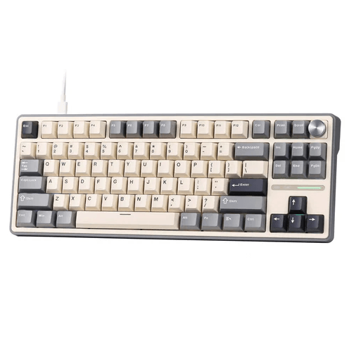 Royal Kludge Gaming mehanička tastatura R87, Bež