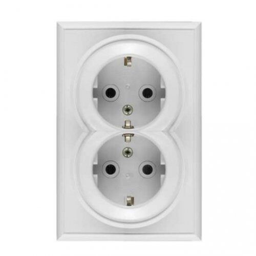 Priključnica šuko ii dupla bakelitna p+