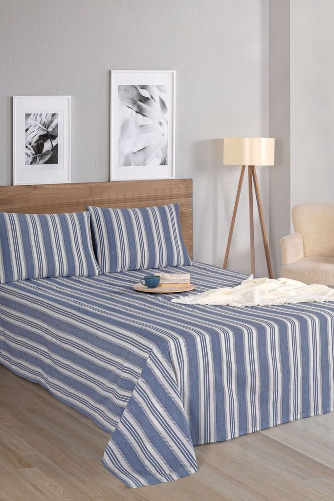 L'essentiel Maison Komplet posteljina Soft Line, 220x240cm, Teget